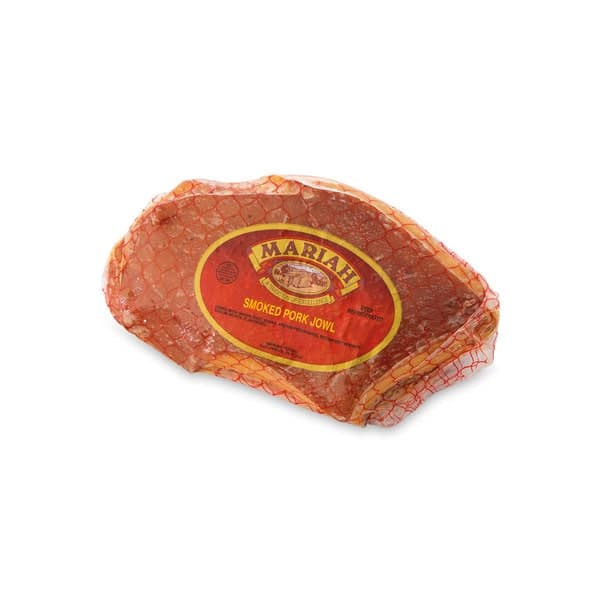 Mariah Pork Jowl Bacon Chunk, Smoked