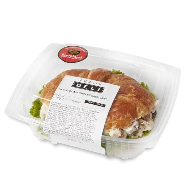 Boar'S Head Everroast Chicken Cransational, Grab And Go Croissant
