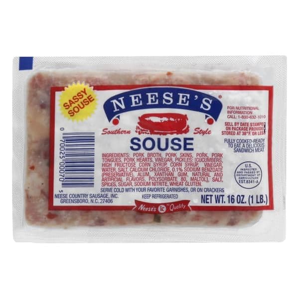 Neeses Souse, Southern Style