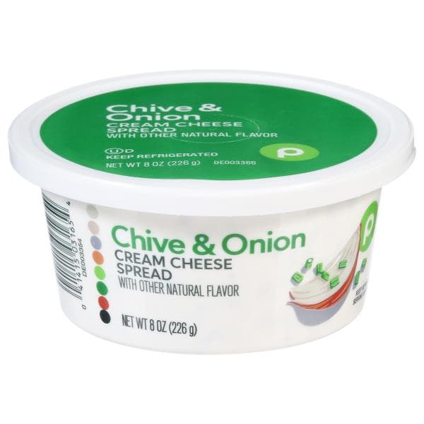 Publix Cream Cheese Spread, With Chive & Onion, Soft