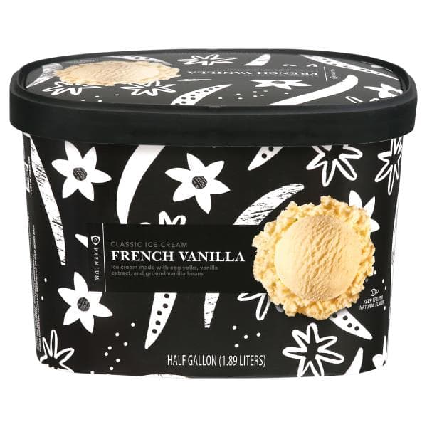 Publix Premium Ice Cream, Classic, French Vanilla