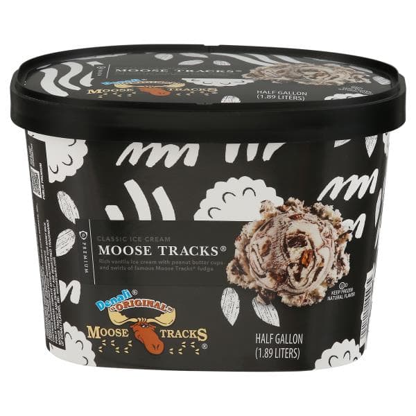 Publix Premium Ice Cream, Classic, Moose Tracks