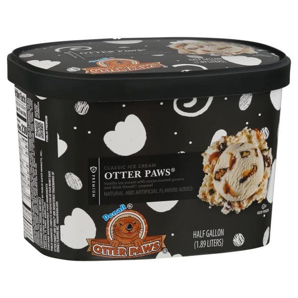Publix Premium Otter Paws Ice Cream, Classic, Vanilla