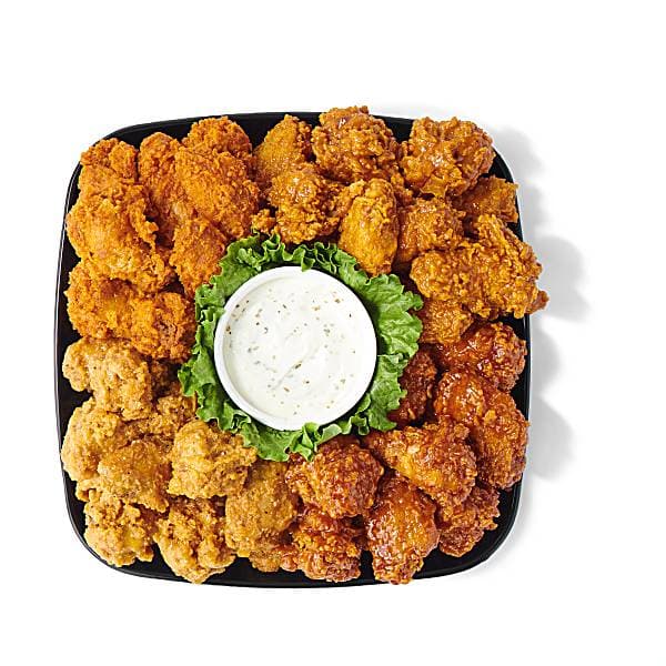 Publix Deli Wing Sampler Platter Medium, Served Fresh Chilled