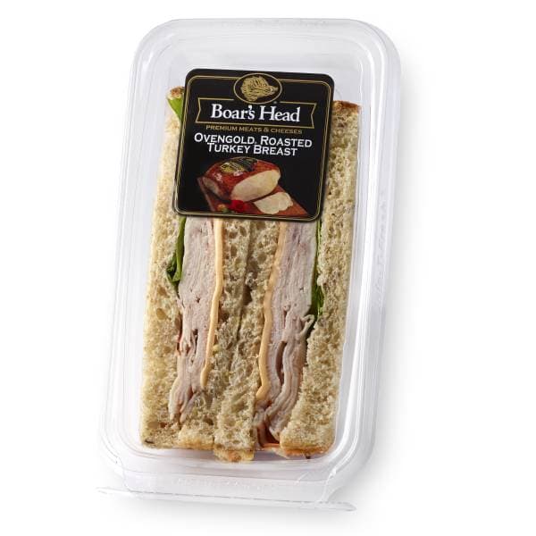 Boar'S Head Turkey Wedge, Grab And Go Sandwich
