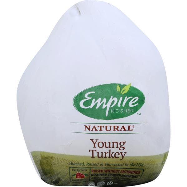 Empire Whole Young Turkey 16-20 Pounds,  Kosher Poultry