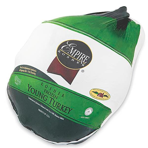 Empire Whole Young Turkey 10-12 Pounds,  Kosher Poultry