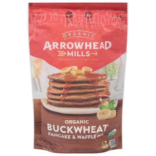 Arrowhead Mills Pancake & Waffle Mix, Organic, Buckwheat