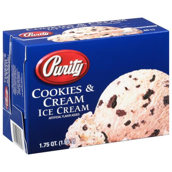 Purity Ice Cream, Cookies & Cream