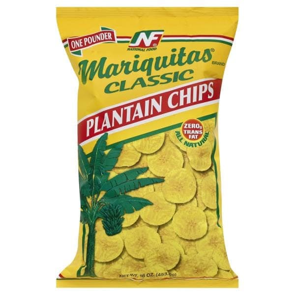 Mariquitas Plantain Chips, Classic, One Pounder