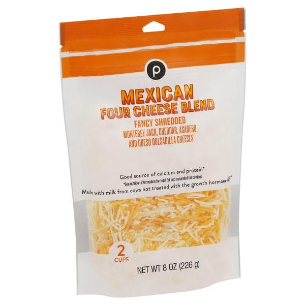 Publix Mexican Four Cheese Blend Fancy Shredded