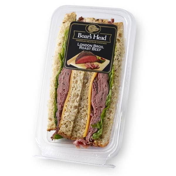 Boar'S Head London Broil Roast Beef Wedge Sandwich