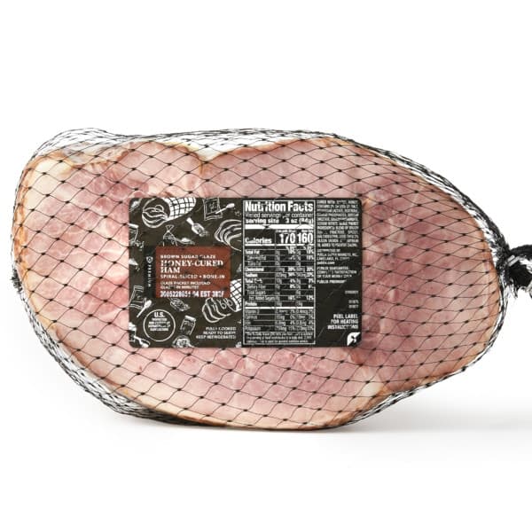 Publix Premium Spiral-Sliced Ham, Half, Brown Sugar Glaze Packet,Fully Cooked