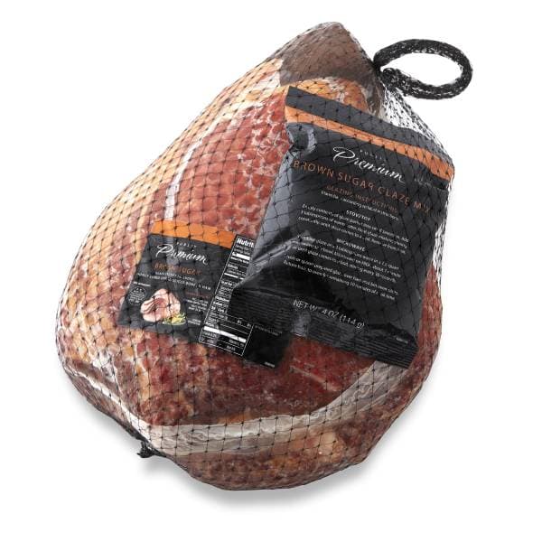 Publix Premium Spiral-Sliced Ham; Whole, Brown Sugar Glaze Packet;Bone Infully Cooked