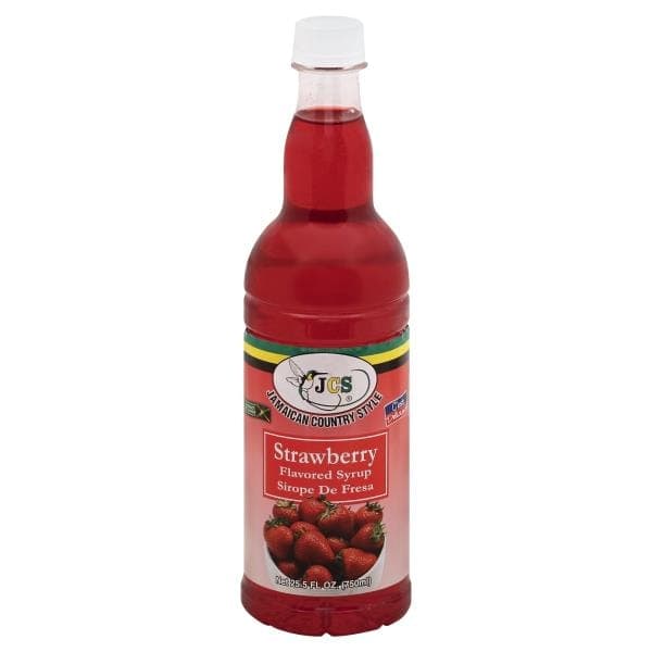 Jcs Flavored Syrup, Strawberry