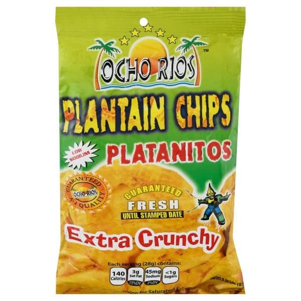 Ocho Rios Plantain Chips, Extra Crunchy
