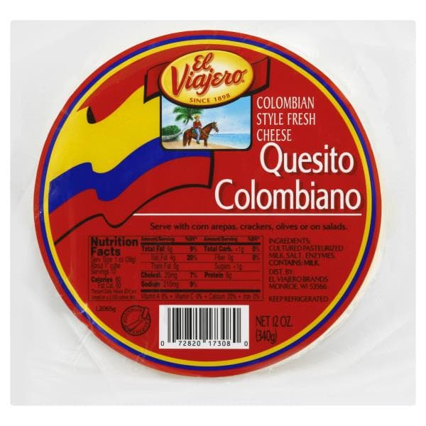 El Viajero Cheese, Colombian Style Fresh, Quesito Colombiano