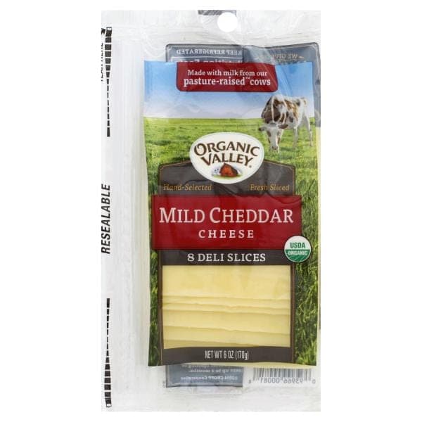 Organic Valley - Mild Cheddar Cheese Sliced