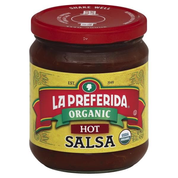 La Preferida Organic Salsa, Hot