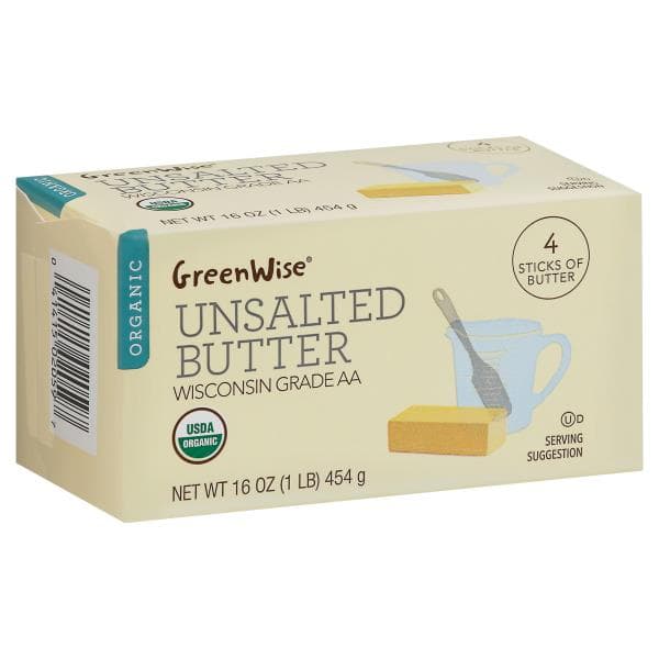Greenwise Butter, Organic, Unsalted