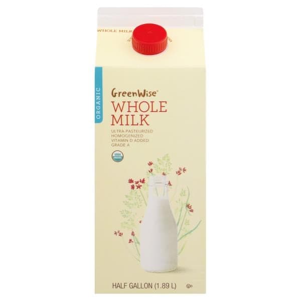 Greenwise Milk, Organic, Whole