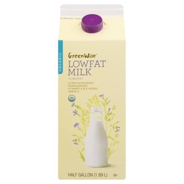 Greenwise Milk, Organic, Lowfat