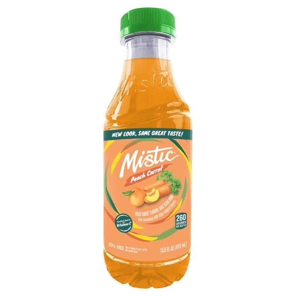 Mistic Juice Blend Drink, Peach Carrot