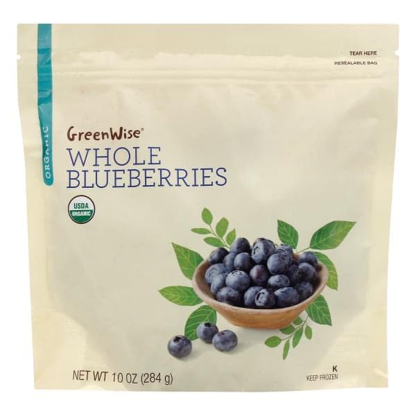 Greenwise Blueberries, Organic, Whole