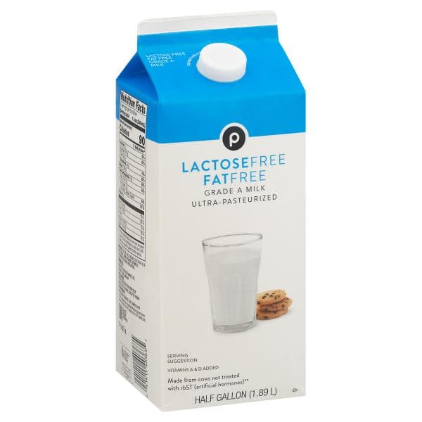 Publix Milk, Fat Free, Lactose Free