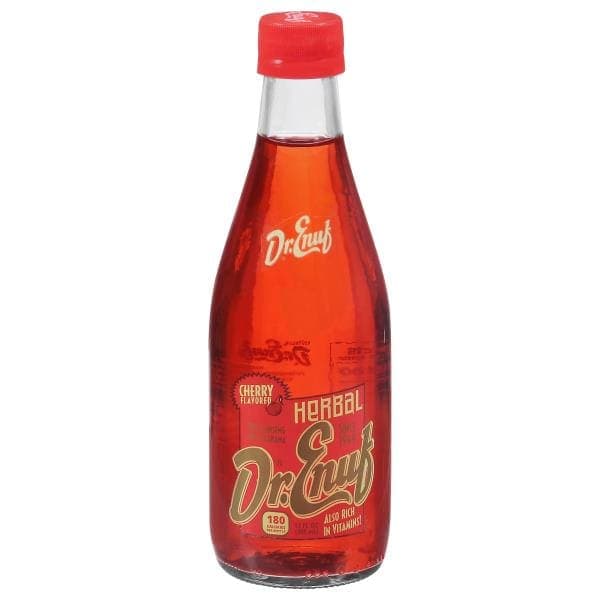 Dr. Enuf Herbal Soda, Cherry Flavored
