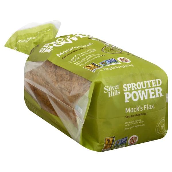 Silver Hills Mack’S Flax Bread Sprouted Wheat Bread