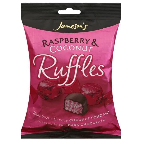 Jamesons Ruffles, Raspberry & Coconut