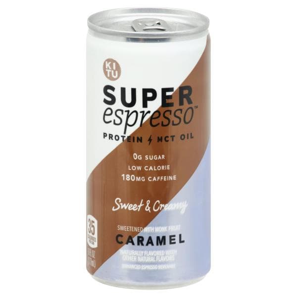 Kitu Super Espresso Enhanced Coffee Beverage, Caramel