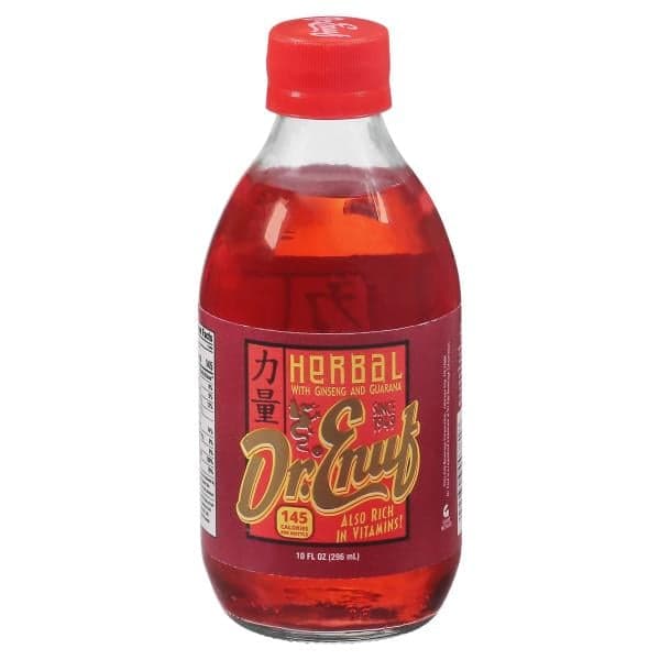Dr. Enuf Herbal Soda, With Ginseng And Guarana