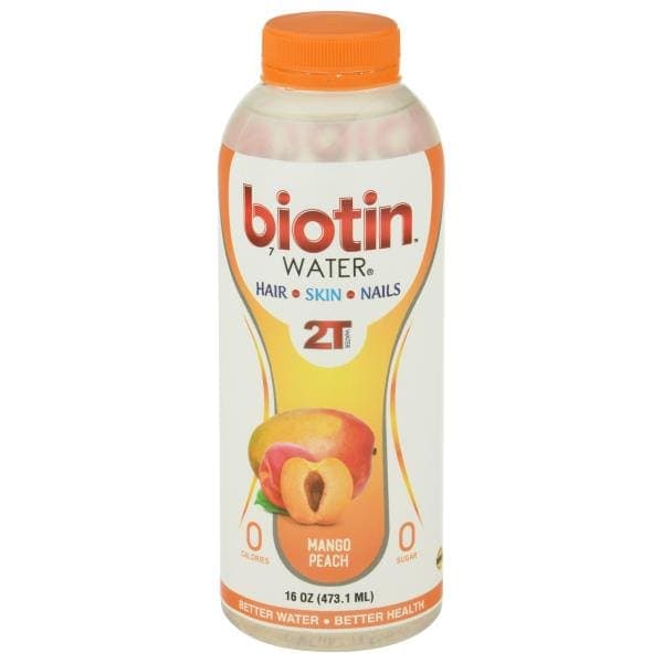 2T Water Biotin Water, Mango Peach