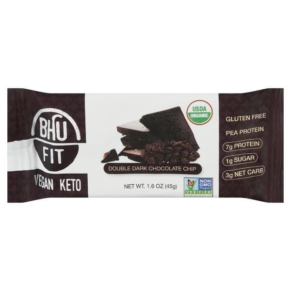 Bhu Fit Bar, Double Dark Chocolate Chip
