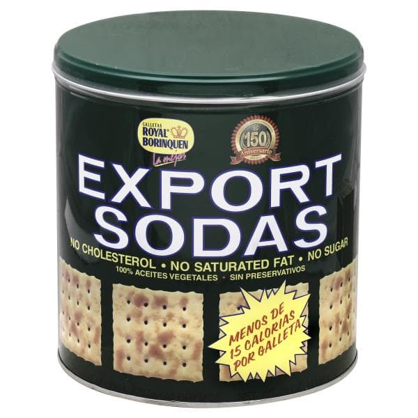 Royal Borinquen Crackers, Export Sodas