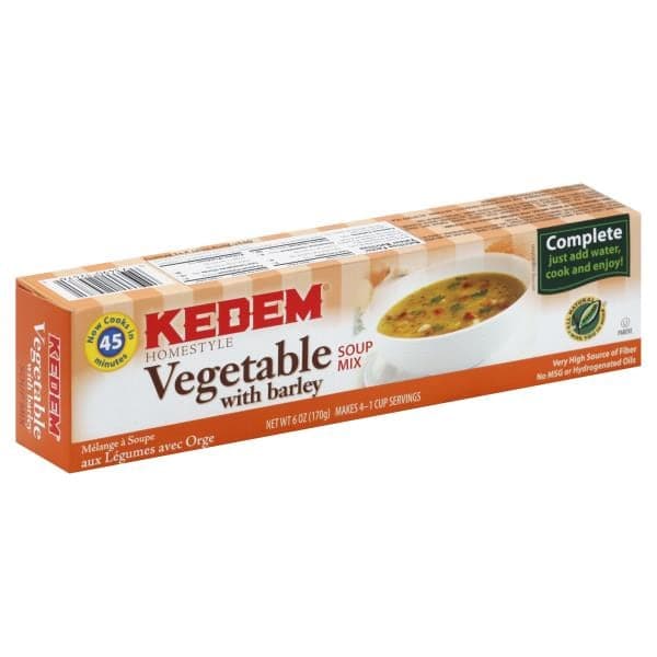 Kedem Homestyle Soup Mix, Vegetable With Barley