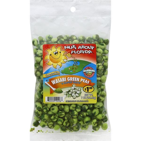 Nuts About Florida Wasabi Green Peas