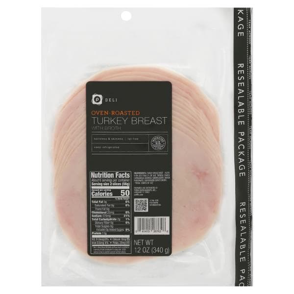 Publix Deli Oven-Roasted Turkey Breast, Presliced