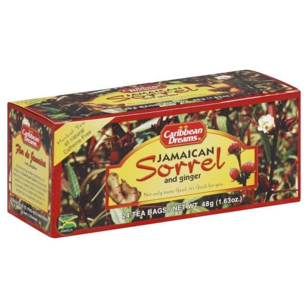 Caribbean Dreams Herbal Tea, Jamaican Sorrel And Ginger