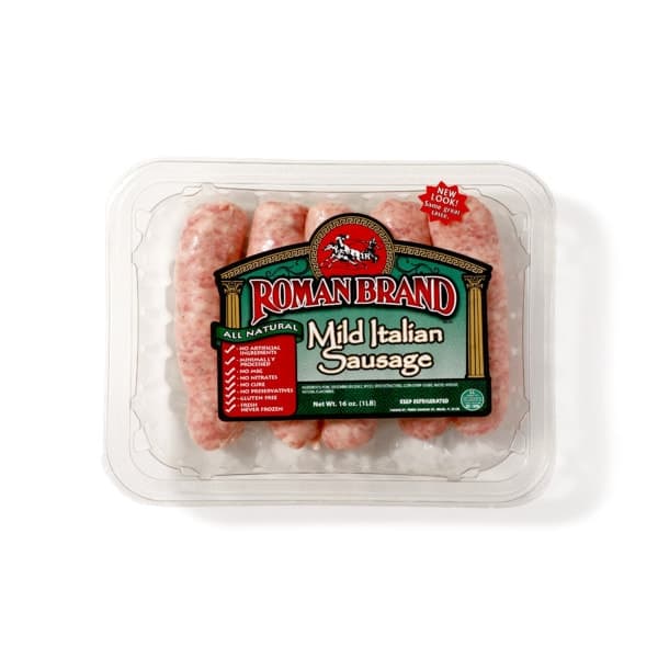 Roman Brand Sausage, Italian, Mild