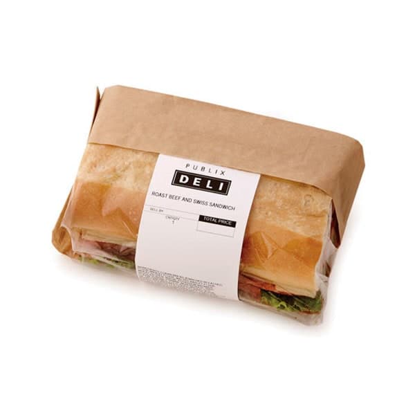 Publix Deli Roast Beef Roast Beef Grab & Go Sandwich