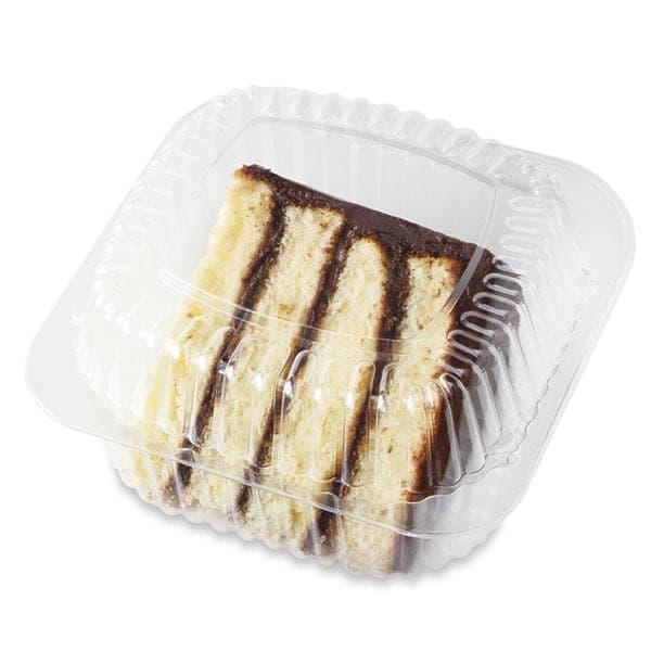Cake Slice Vanilla Fudge Iced