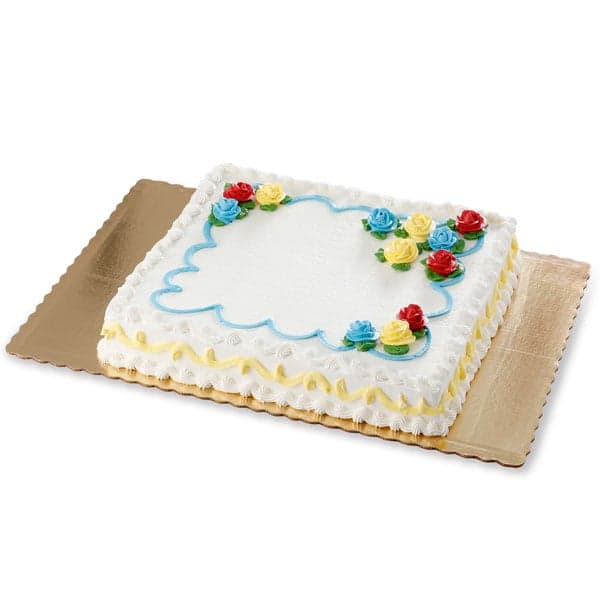 3/4 Sht Chocolate W/White Icing Kosher Pareve