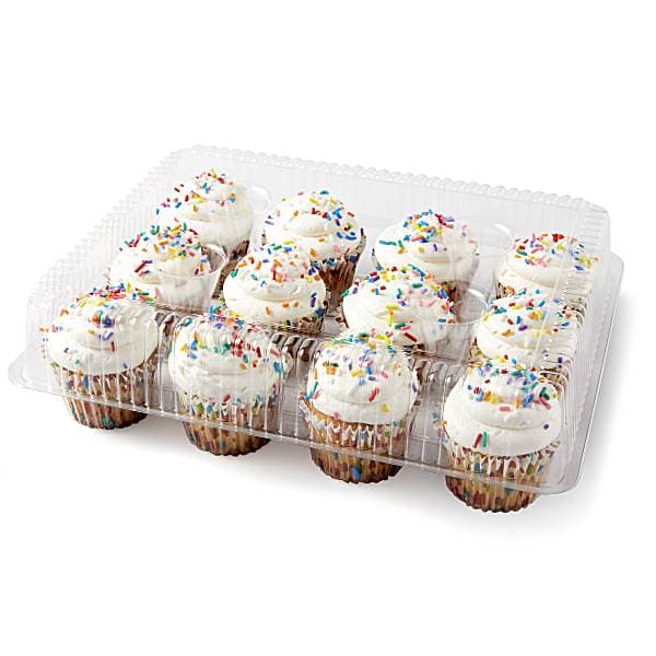 Buttercream Iced Superfetti Cupcakes