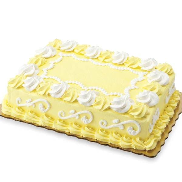 1/4 Sheet Lemon Infusion Cake