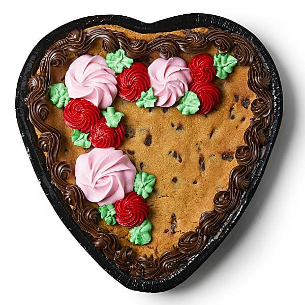 Heart Chocolate Chip Cookie