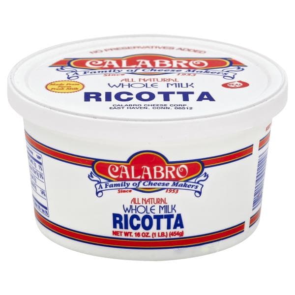 Calabro Cheese, Whole Ricotta