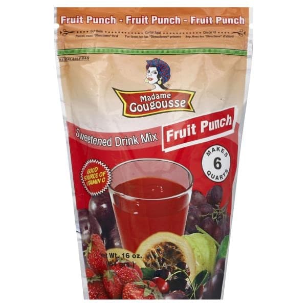 Madame Gougousse Drink Mix, Sweetened, Fruit Punch